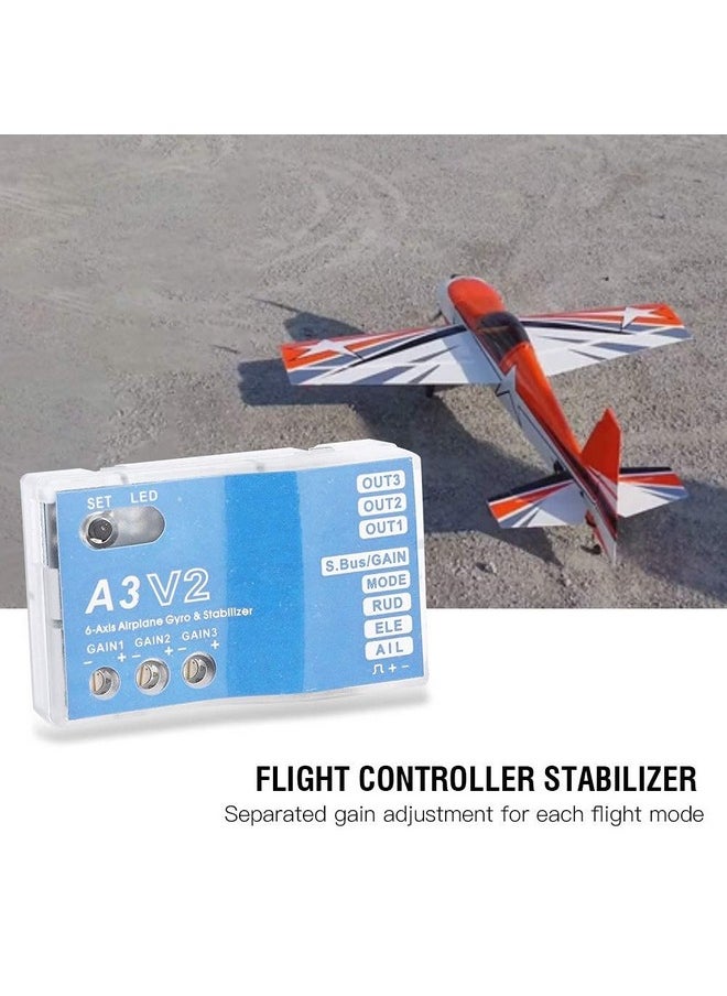 Jadeshay - Rc Flight Controller, F50A 3 Axle Gyro A3 V2 Flight Controller System, One Key Auto Hover, Multi Mode, Hv Support, Ideal For Rc Fixed Wing Airplane Enthusiasts - Image 1