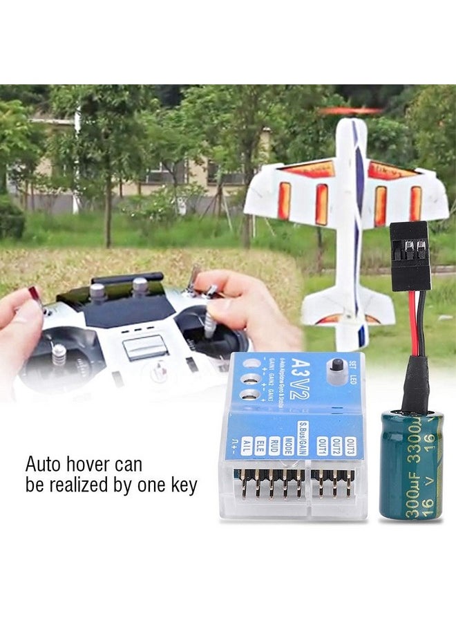 Jadeshay - Rc Flight Controller, F50A 3 Axle Gyro A3 V2 Flight Controller System, One Key Auto Hover, Multi Mode, Hv Support, Ideal For Rc Fixed Wing Airplane Enthusiasts - Image 1