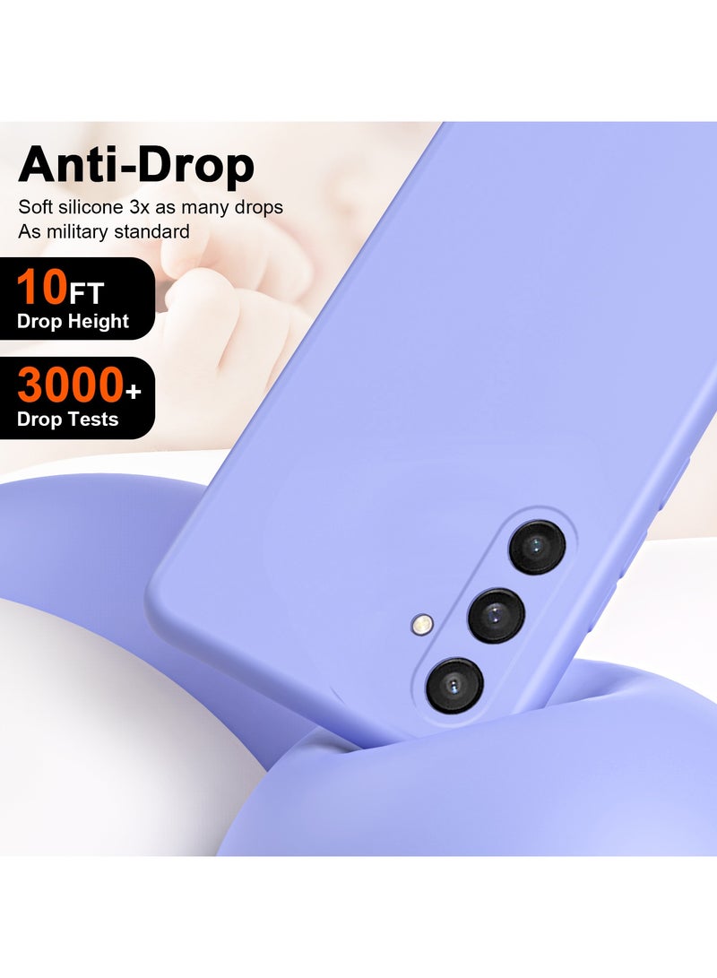 Color Fans Case for Samsung Galaxy S24 Plus Silicone Cover Soft Purple - Image 3
