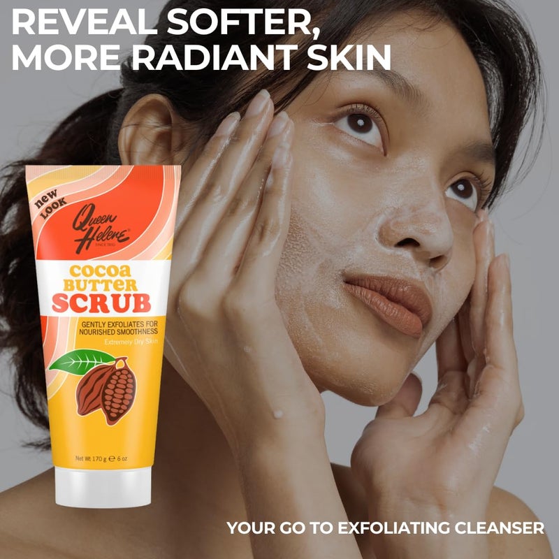 Queen Helene Apricot Facial Scrub â€“ Gentle Exfoliating Cleanser for Smooth Radiant Skin | 6 oz | Pack of 6 - Image 3