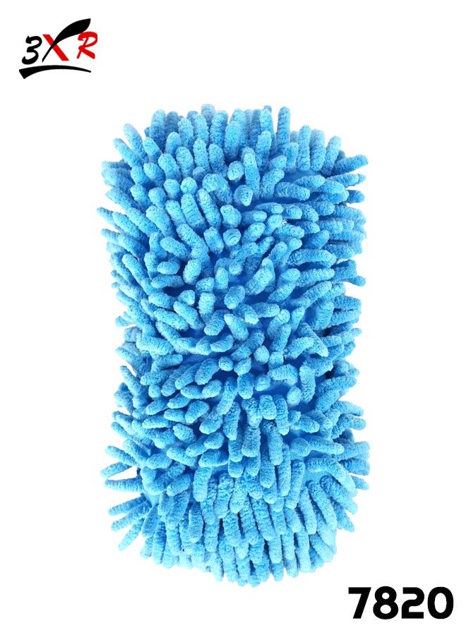 3 اكس ار إسفنجة تنظيف السيارة المصنوعة من الألياف الدقيقة 3XR، مثالية لتنظيف المركبات 2 في 1، 7820 - Image 1