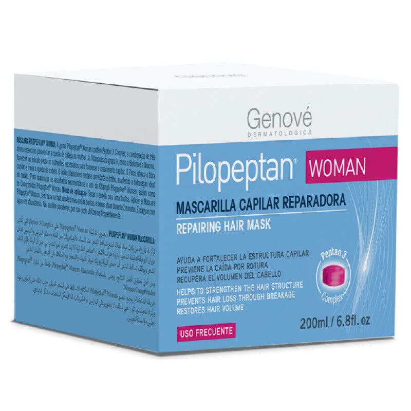 Genové Pilopeptan Woman Regenerative Hair Mask 200ml - Repairs, Nourishes and Softens Hair - Hair Loss Treatment - Spain - Image 4