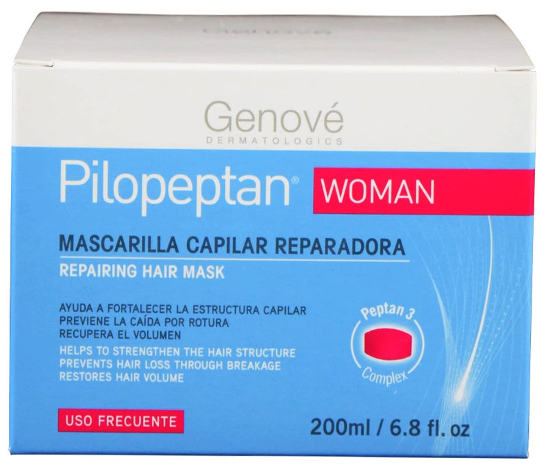 Genové Pilopeptan Woman Regenerative Hair Mask 200ml - Repairs, Nourishes and Softens Hair - Hair Loss Treatment - Spain - Image 3