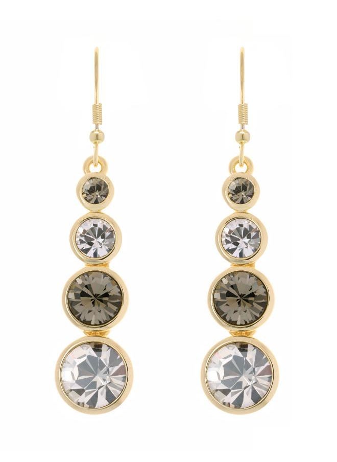 Karen Millen Crystal Teardrop Earrings  - Image 1