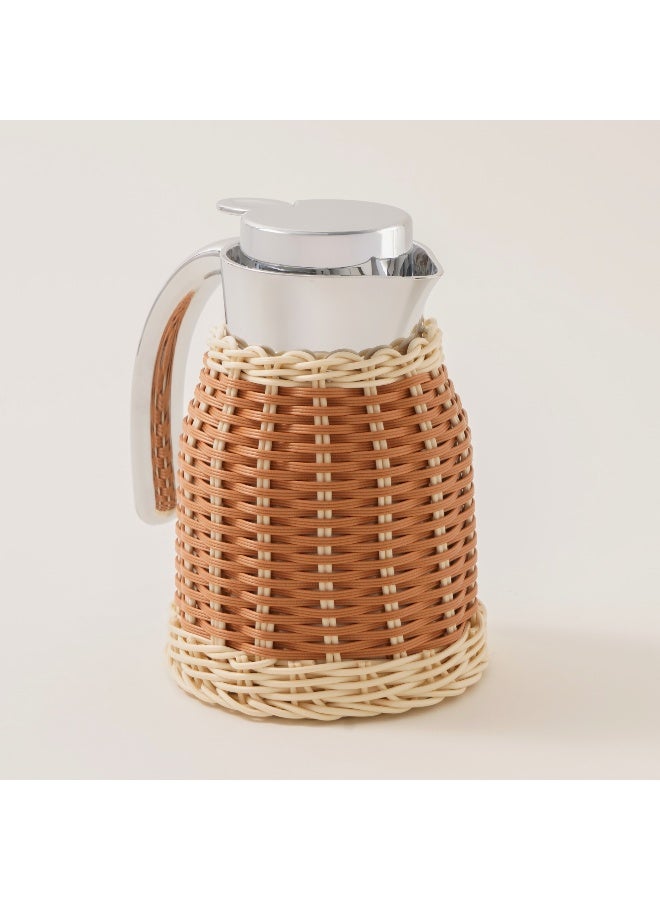 Dallaty Vacuum Flask 0.8L Rattan Brown - Image 1