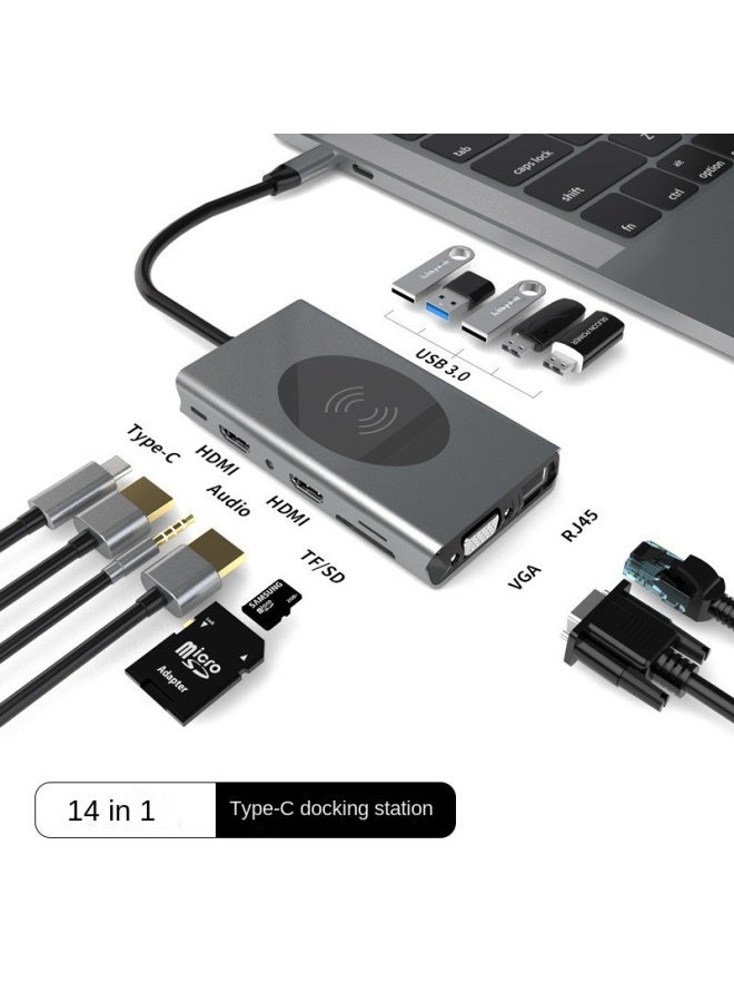 Neutral Multi-function Docking Station Ssd M.2 Mobile Hard Drive Box Expansion Dock - Image 1