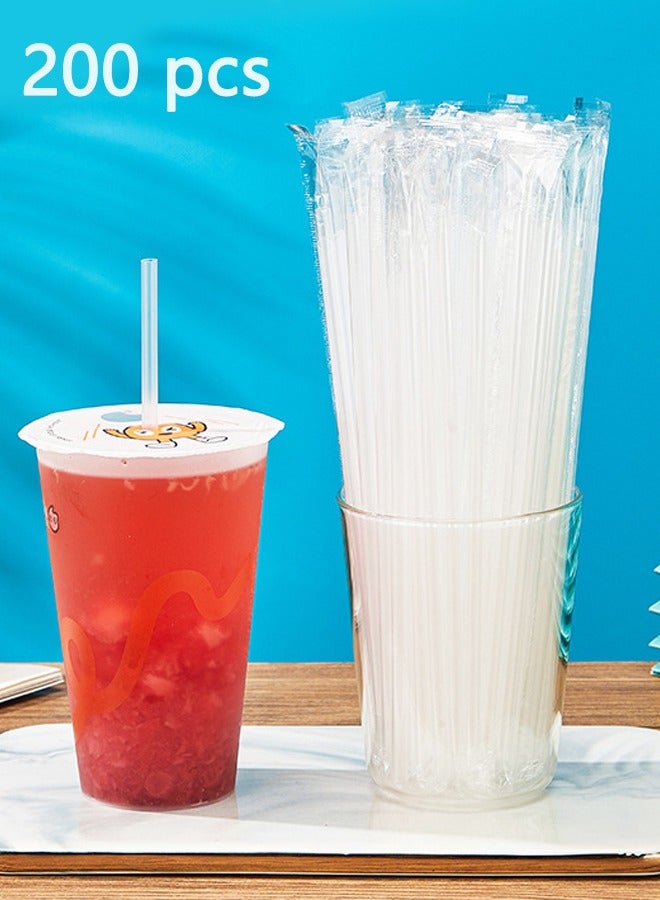 200-Piece Plastic Drinking Straw  - Image 1