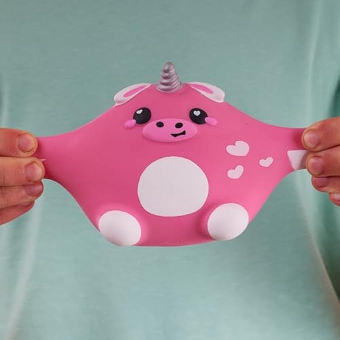 Smooshzees Cutezees Scarlet, Pink Unicow, Collectable Characters, Supersoft, Cuddly and Squishy! - Image 5