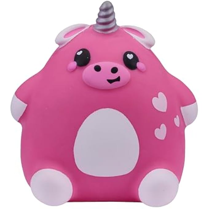 Smooshzees Cutezees Scarlet, Pink Unicow, Collectable Characters, Supersoft, Cuddly and Squishy! - Image 2