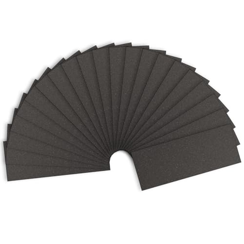 Shineboc Sandpaper 400 Grit, Wet Dry Sanding Sheets 9 x 3.6 Inch for Wood Furniture Finishing, Metal Sanding and Automotive Polishing,21 -Sheet - Image 1