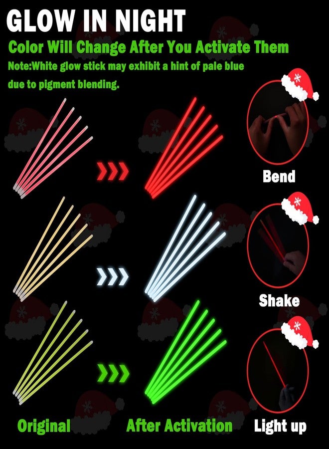 Wondrus Light up Accessories Necklace & Bracelets for Kids 150 PCS, Bulk Red Green White Glow Sticks Party Favors for Toddlers, Holiday Toys Gifts Class Carnival Activities Supplies Trinkets for Students - Image 5