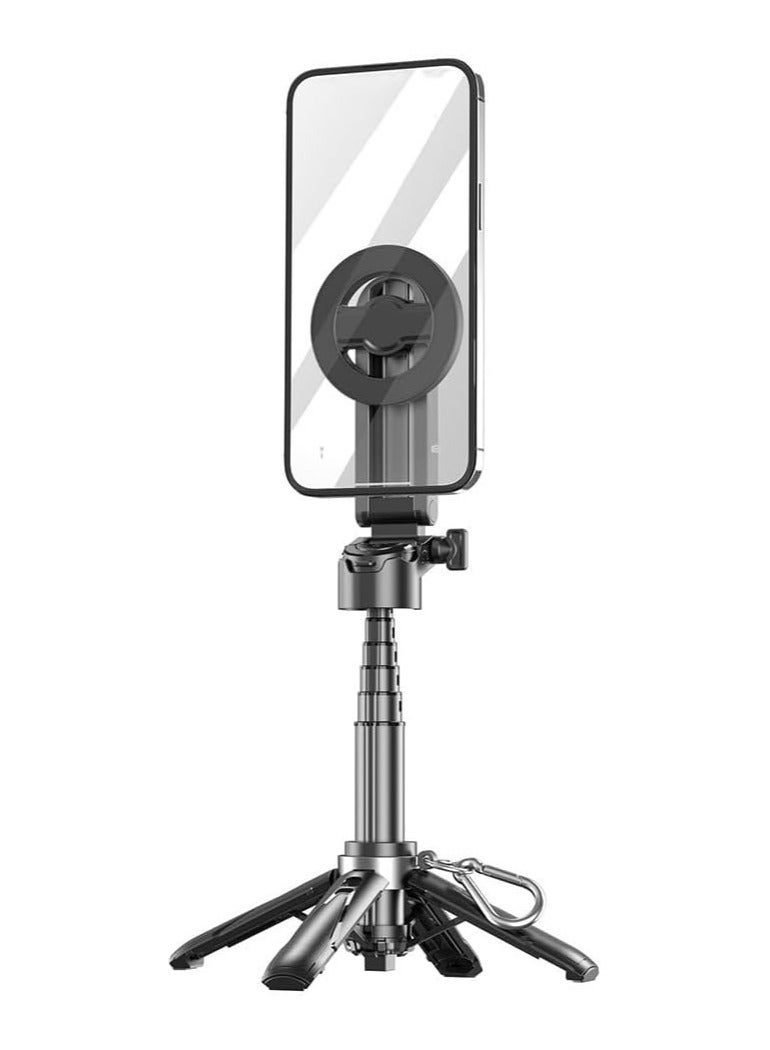 Magnetic Selfie-Stick Tripod  Extendable Phone Tripod with Remote Control & Fill Light Portable Design Universal Compatibility - Image 4