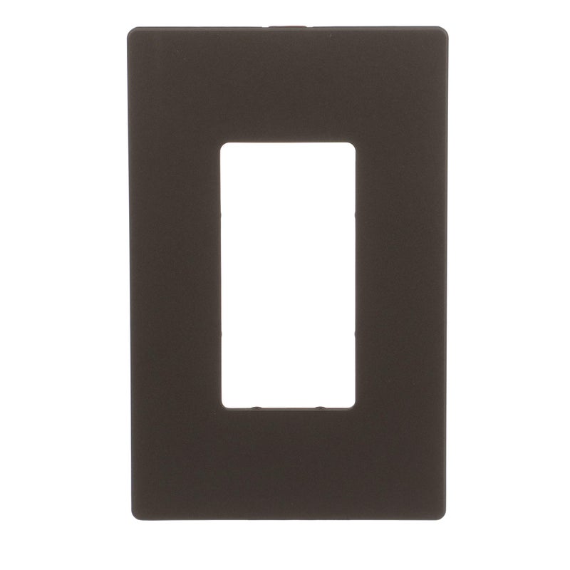 Eaton PJS26RBSPL Designer 1Gang Screwless Wallplate Oil Rubbed Bronze