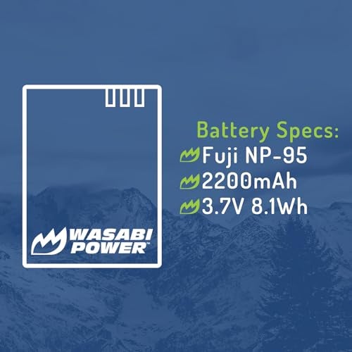 Wasabi Power Battery for Fujifilm NP-95 and Fuji FinePix REAL 3D W1, X100, X100S, X-S1 - Image 4