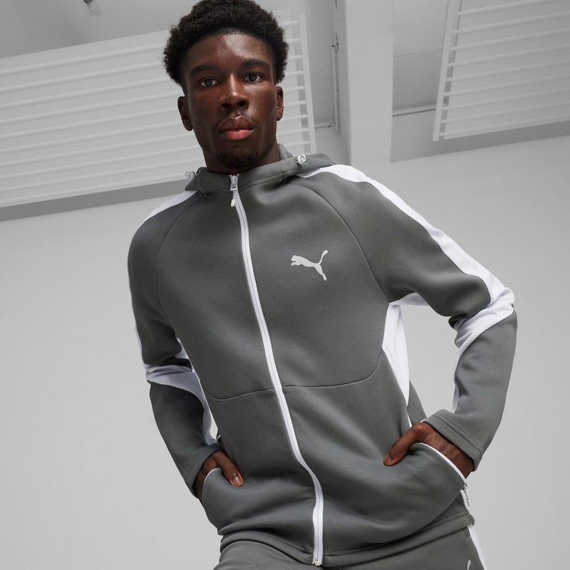 بوما هودي للرجال EVOSTRIPE Full-Zip - Image 1