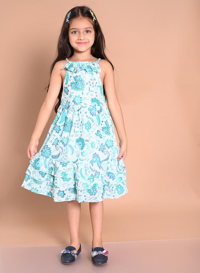 LILPICKS LilPicks Strappy Layered Dress with Ruffle Detail - Image 3