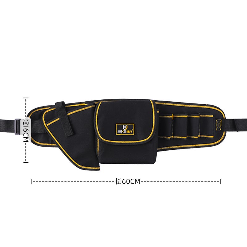 Multi-Function Tool Waist Bag Oxford Cloth Wear-Resistant Tool Kit Maintenance Tool Storage Bag Small Hardware Electrician Waist Bag - Image 1