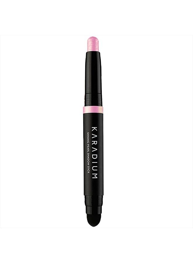 KARADIUM Shining Pearl Smudging Eye Shadow Stick 1.4g (#2 Ice pink) - Waterproof Long Lasting Daily Eye Makeup Eye Shadow Stick - Creamy Texture, Easy to Draw - Hypoallergenic for Sensitive Eyes - Image 1