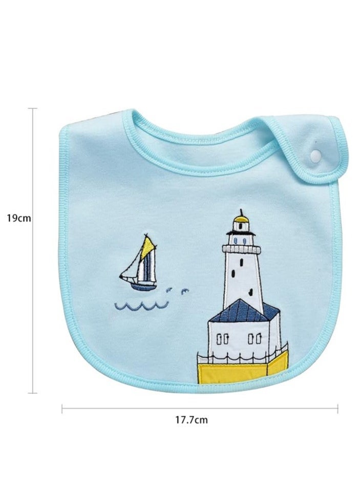 DOOKOO 3 Pack Baby Bandana Baby Bibs Drool Bibs 100% Cotton for Boys Girls Unisex for Teething and Drooling - Image 2