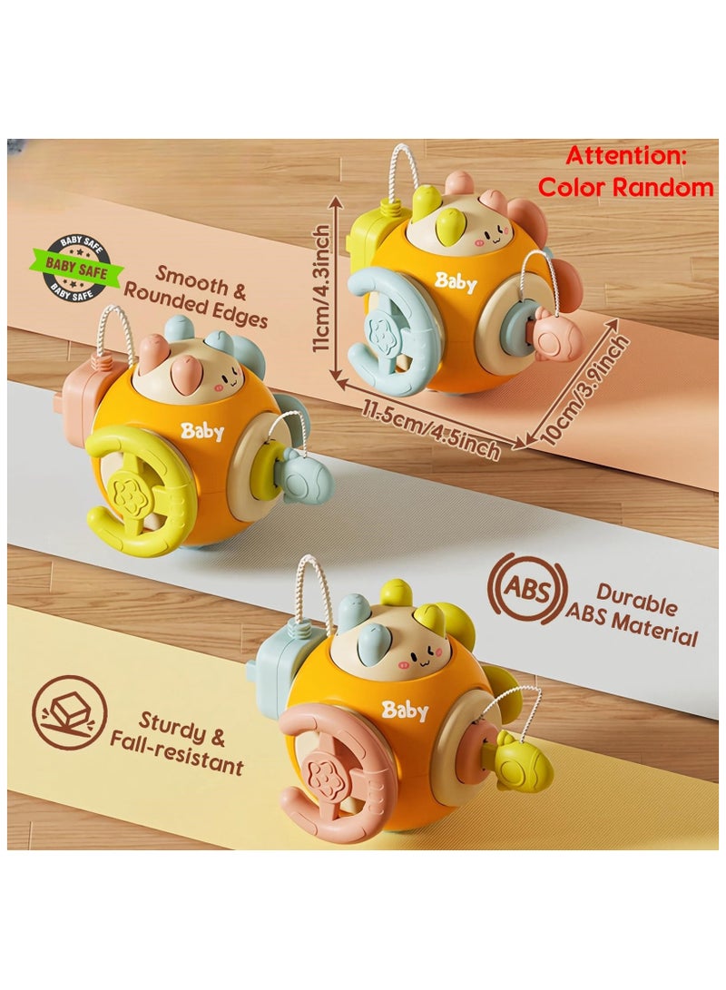 Mr. Penda Activity Cube 6-in-1 Busy Cube for Kids, Fidget Cube Toy, Busy Cube for Toddlers Fine Motor Skills Toy, Travel Toy, Montessori Learning Toy (Random Color) - Image 2