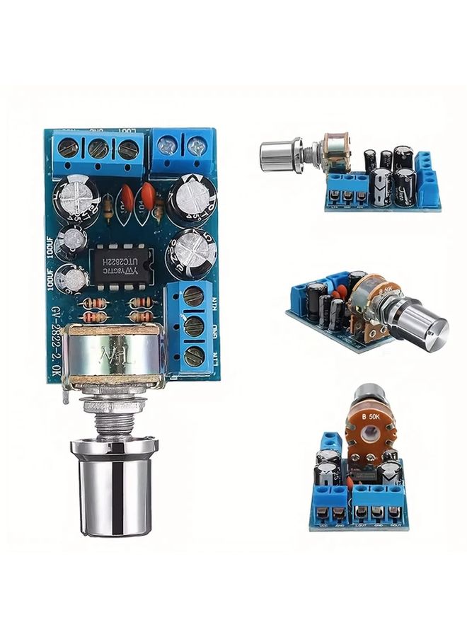 TDA2822M AMP BOARD Mini 2 0 Channel Stereo Audio Amplifier with Volume Control - Image 2