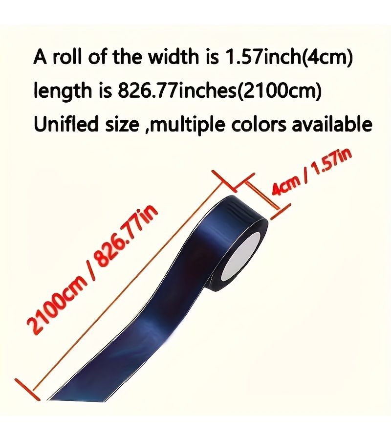 White Golden Edged Ribbon 1 57 Inch 25 Yards 4 Pack For Holiday Gift Wrapping - Image 3