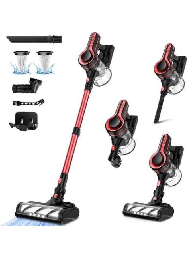 سنشر مكنسة كهربائية لاسلكية 30 كيلو باسكال، تصميم 4 في 1 خفيفة الوزن، مزودة بمحرك قوي 350 واط وبطارية قابلة للفصل، مثالية للمنزل والسيارة والسجاد وشعر الحيوانات الأليفة - Image 1