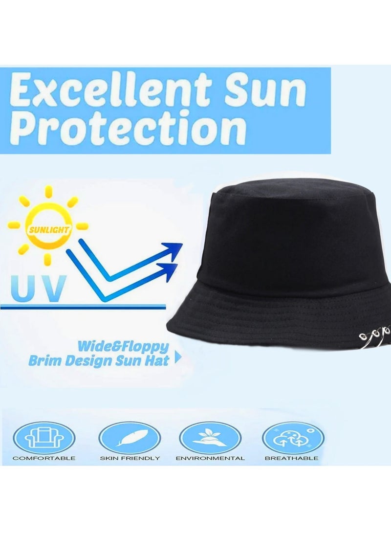 Generic - Fisherman Hat For Women Men Portable Folding Hat Spring Summer Fashion Outdoor Sunshade Hat - Image 1