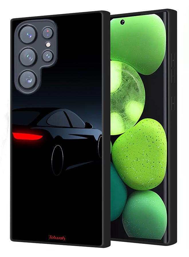 Tolwak Samsung Galaxy S23 Ultra 5G Protective Case Cover Dark Car - Image 1