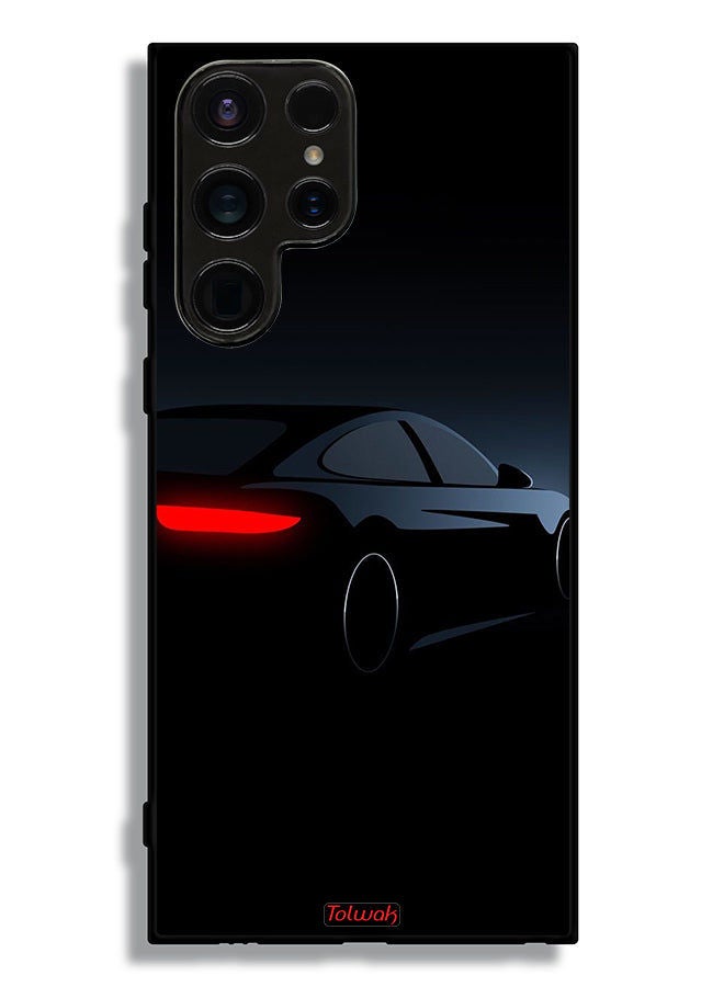 Tolwak Samsung Galaxy S23 Ultra 5G Protective Case Cover Dark Car - Image 3