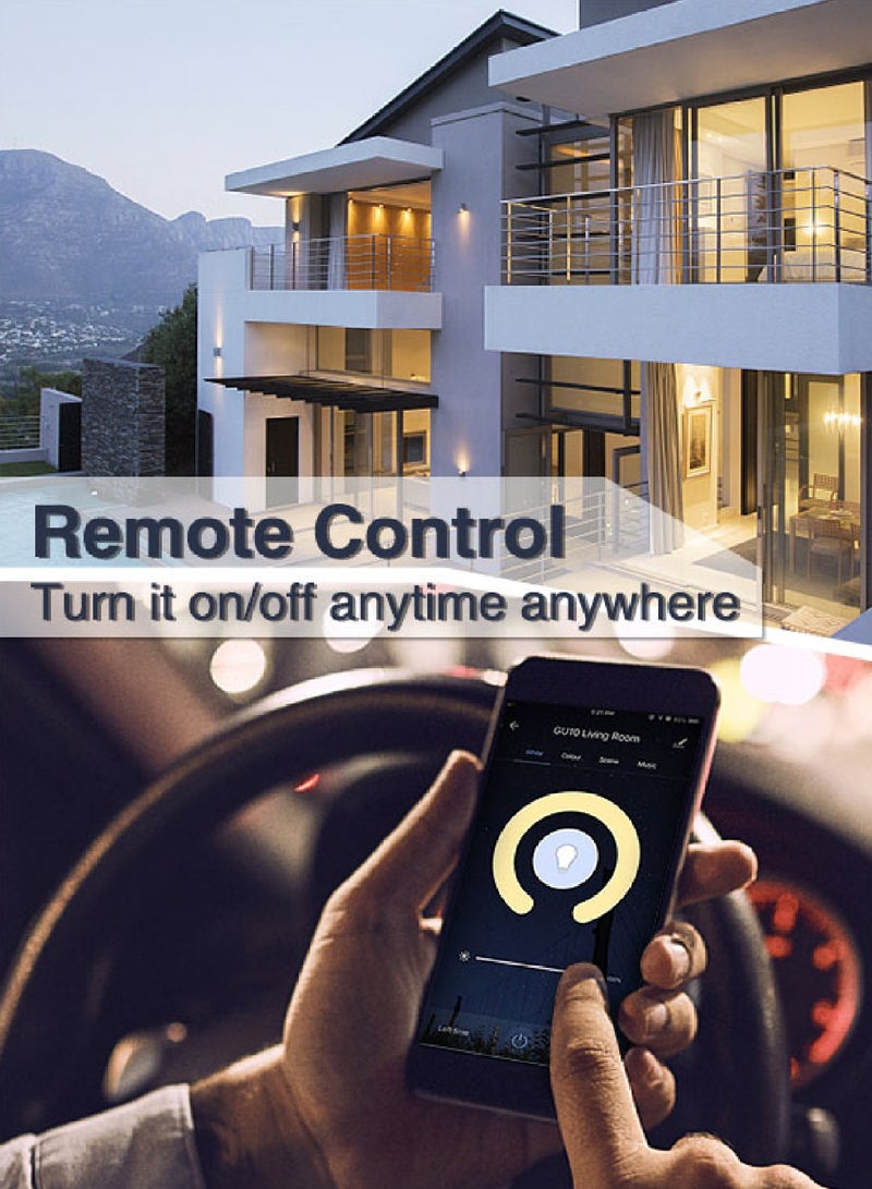 SASKA Smart WiFi GU10 Spotlight IYA Dimmable Brightness Multi Color - Image 5