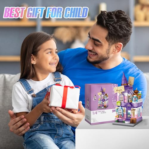 MEIEST Mini City Shop Street View Building Blocks Model Set,Simulation Architecture Collection Particle Construction Building Bricks Toy,Home Decoration,14+(Magic House) - Image 4