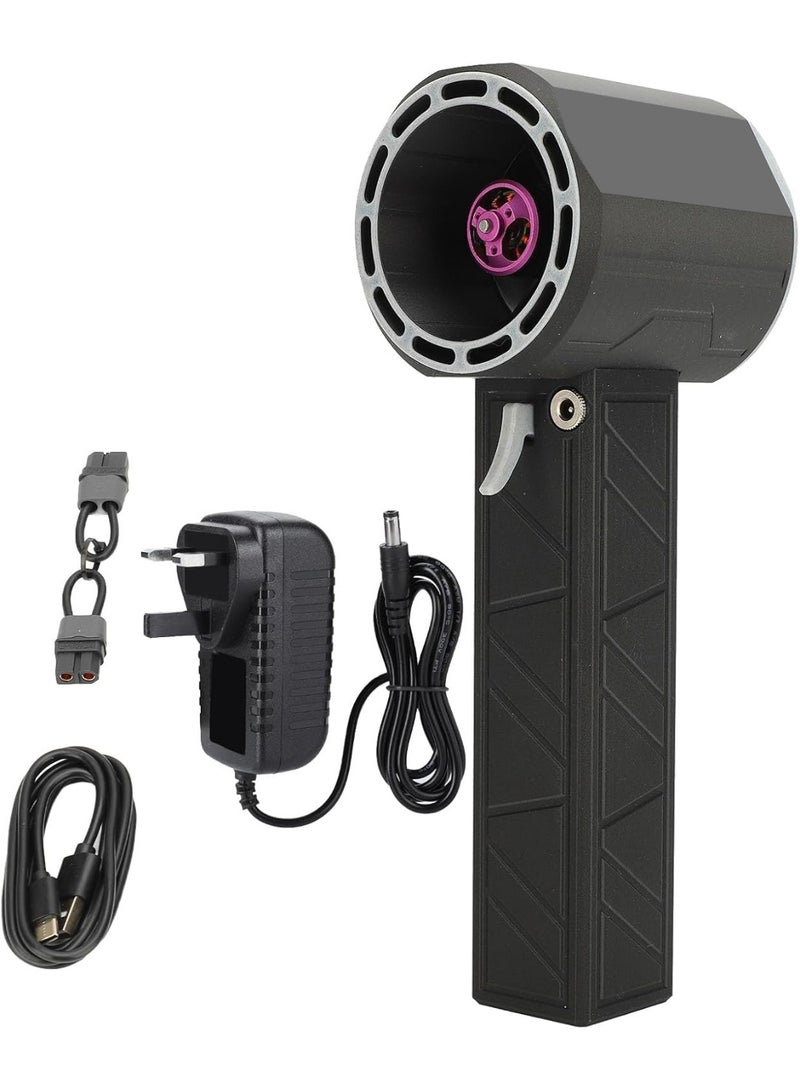 Dpofirs Thunder Jet Dry, Battery 8000Mah Car Dryer, 180000 RPM Car Dryer Air Blower, 11 Blade Powerful Turbofan Stepless Adjustable Rechargeable Jet Dry Blower for Home Car - Image 3