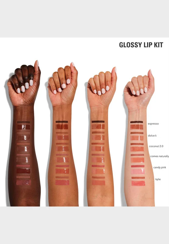 Kylie Cosmetics Glossy Lip Kit - Coconut 2.0