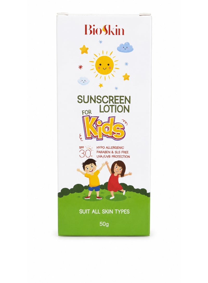 BioSkin Sunscreen Lotion for Kids SPF 30+ 50G