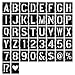 YEAJON 10 Inch Letter Stencils Symbol Numbers Craft Stencils 42 Pcs Reusable Alphabet Templates Interlocking Stencil Kit for Painting on Wood Wall Rock Sign DIY Art Projects 10 inch - Image 2