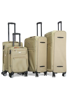 GIORDANO Giordano Softside Luggage Trolley  4 PCS Set ,Beige  - Image 1