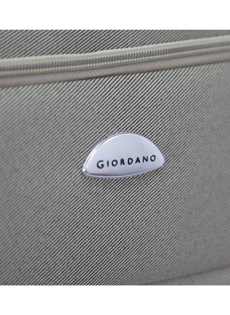 GIORDANO Giordano Softside Luggage Trolley  4 PCS Set ,Beige  - Image 4