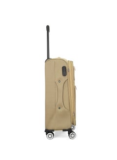 GIORDANO Giordano Softside Luggage Trolley  4 PCS Set ,Beige  - Image 3