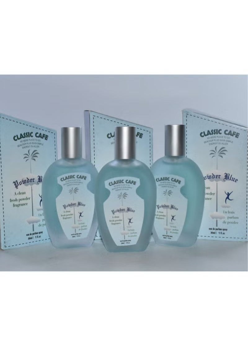 Classic 3 Pieces Classic Collection Classic Cafe Powder Blue 30ml