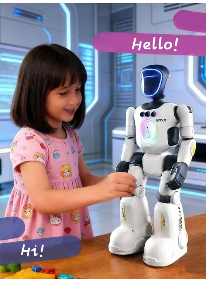 1 Piece Smart RC Robot Toy for Kids, Gesture Sensing & Programmable Interactive Robot with LED Light, Music & Dance. - Image 1