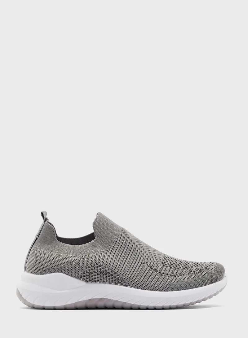 Ginger Breathable Knit Pull On Comfort Sneakers