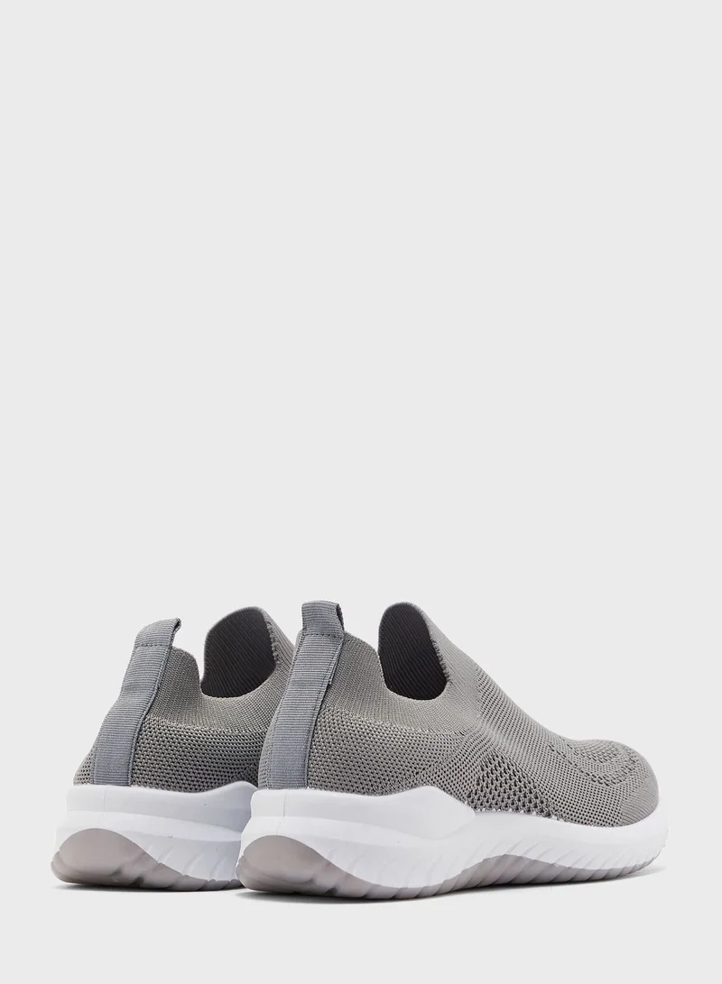 Ginger Breathable Knit Pull On Comfort Sneakers