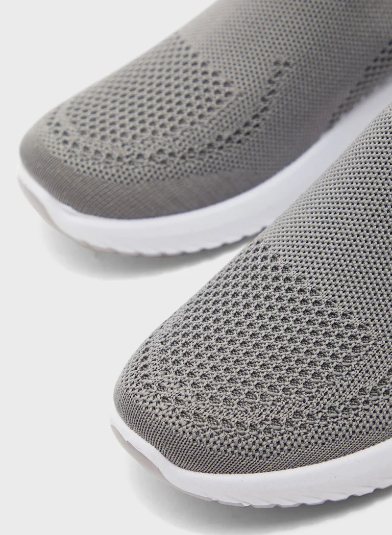 Ginger Breathable Knit Pull On Comfort Sneakers