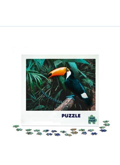 Anna Colorful toucan pattern special decoration jigsaw puzzles -1000 pieces puzzles, suitable for family, friends, couples, parent-child entertainment and home decoration  - Image 1