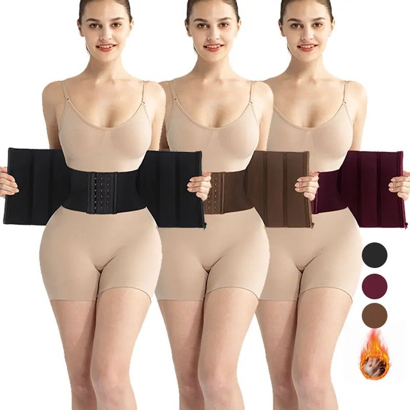 Bluejw Free Shipping 3 Strap Waist Trainer for Women - Snatch Waist Wrap Bandage Belt - Tummy Control & Lumbar Support - Waist Trimmer Slimming Body Shaper - Image 3