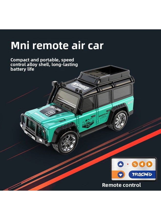 Mini Remote Control Car Toy 2.4G With LiGht Adjustable Speed With Trailer Simulation Model 1:64 Remote Control Alloy Car-Color:A-6601B - Image 1