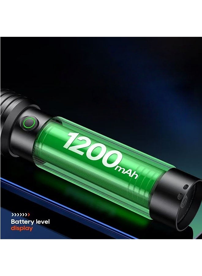 Philips Strong Light Flashlight Aluminum Alloy Zoom Rechargeable Small Portable Household Outdoor Flashlight Explosion Bright Long Range Shooting - Image 5