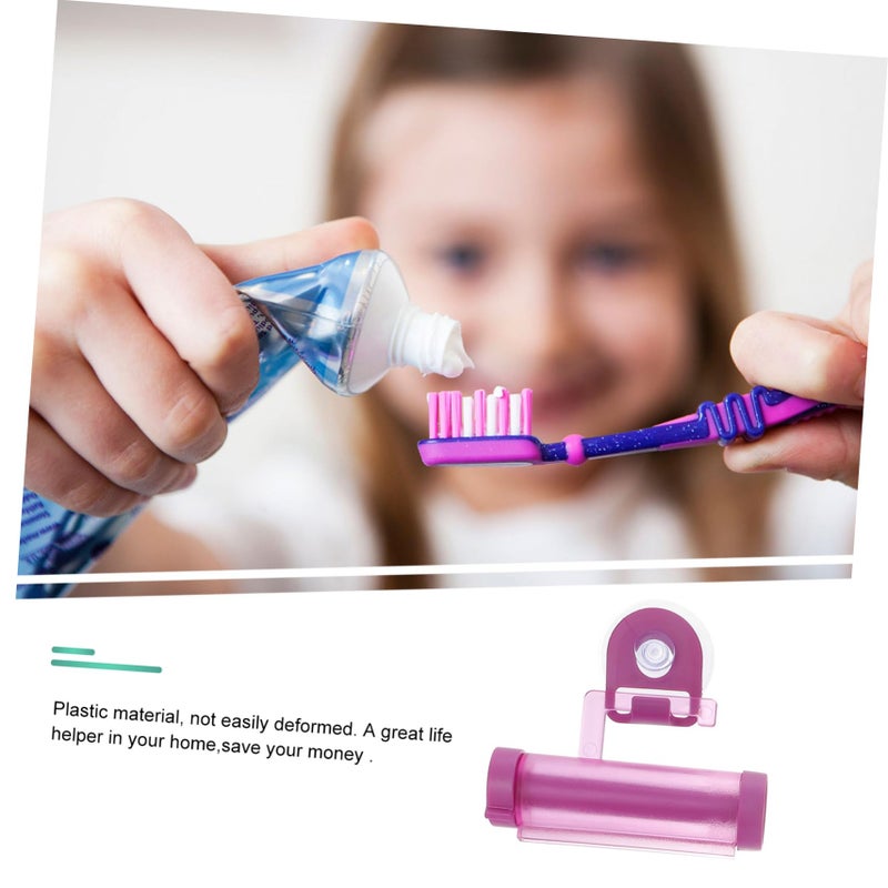 Multifunctional Toothpaste Squeezer And Facial Cream Extruder Set Of 5 Random Color - Image 3