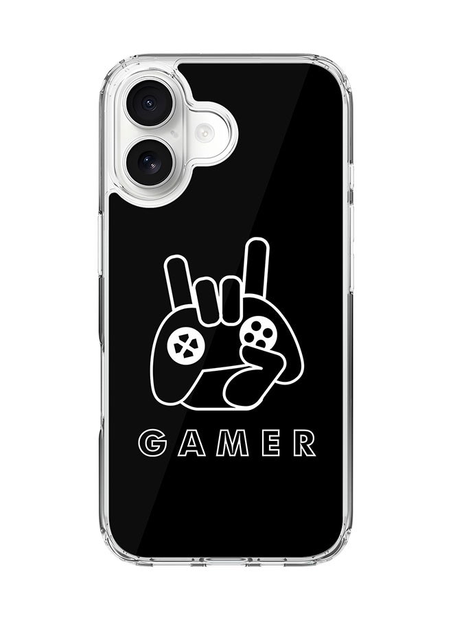 Stylizedd Classic Clear MagSafe Case for iPhone 17 , Hybrid Soft Case Flexible Edges Anti Drop TPU PC Gel Thin Transparent Cover [ Designed for iPhone 17 ] - Gamer
